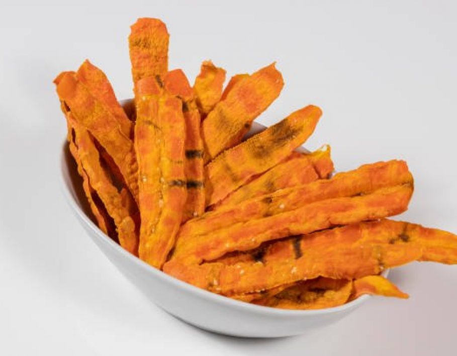 Crispy Air-Fried Carrot 'Bacon' Strips