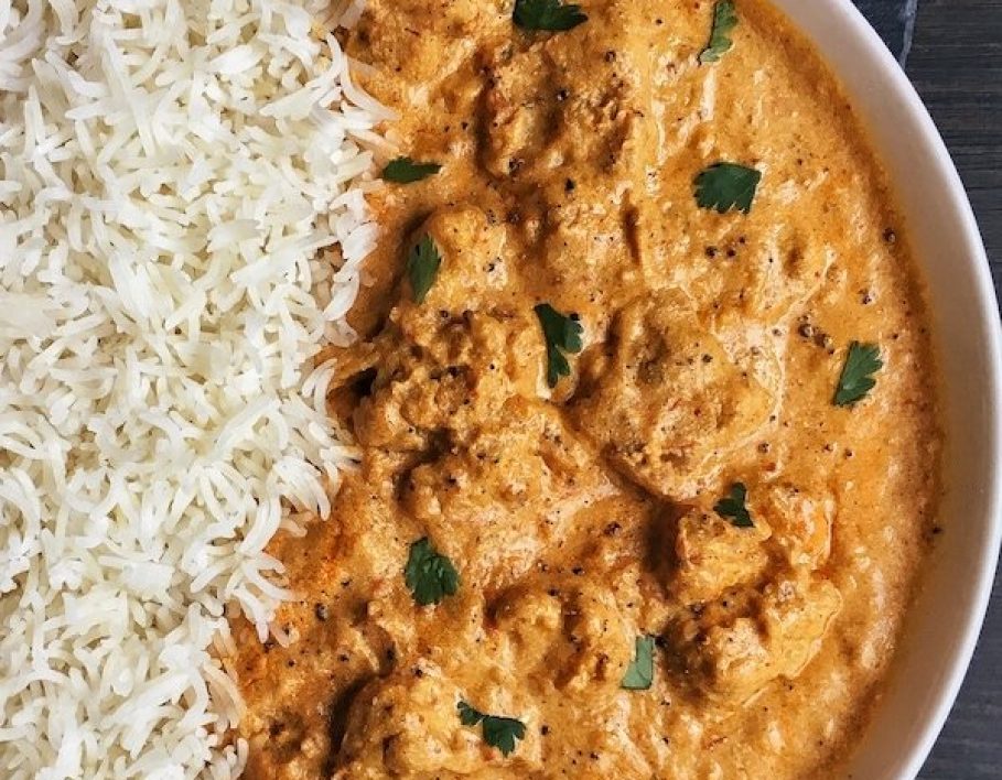 Easy Vegan Butter Chicken Recipe with Cauliflower and Tempeh