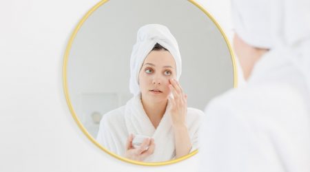 problematic skin and acne. treatment of inflammation and acne on the face