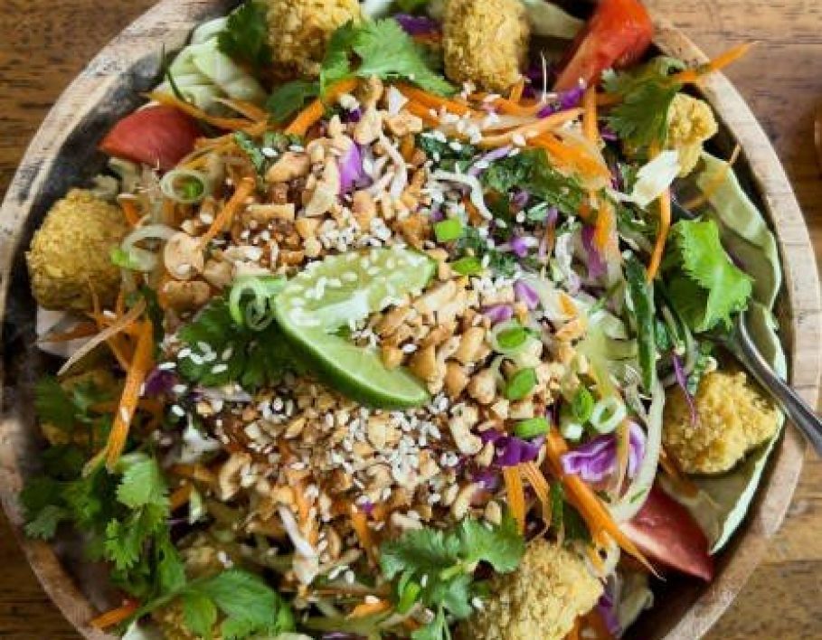 vegan tempeh salad