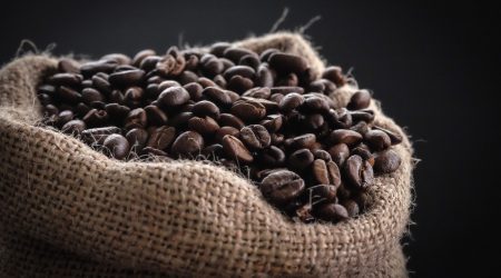 shallow focus photography of coffee beans in sack